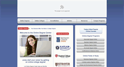 Desktop Screenshot of onlinedegreecenter.com
